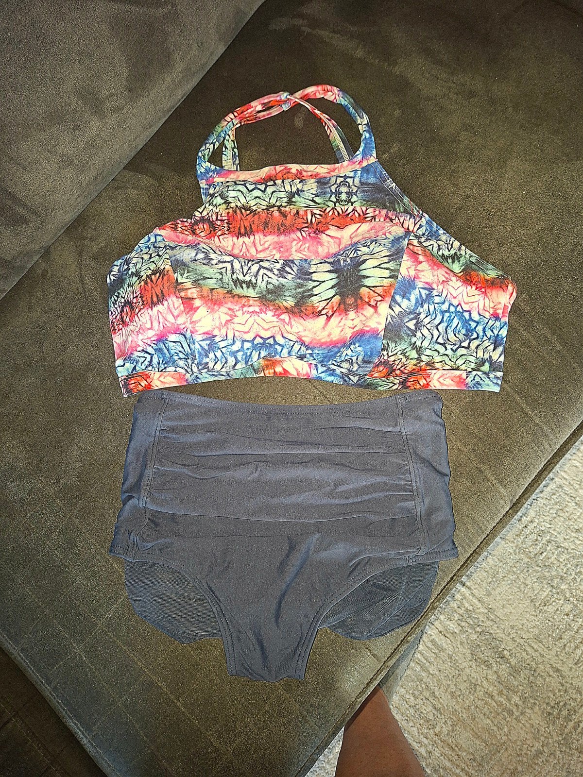 Prothese bikini Anita maat D. 42 E, Kleding | Dames, Badmode en Zwemkleding, Ophalen of Verzenden, Zo goed als nieuw, Blauw, Bikini