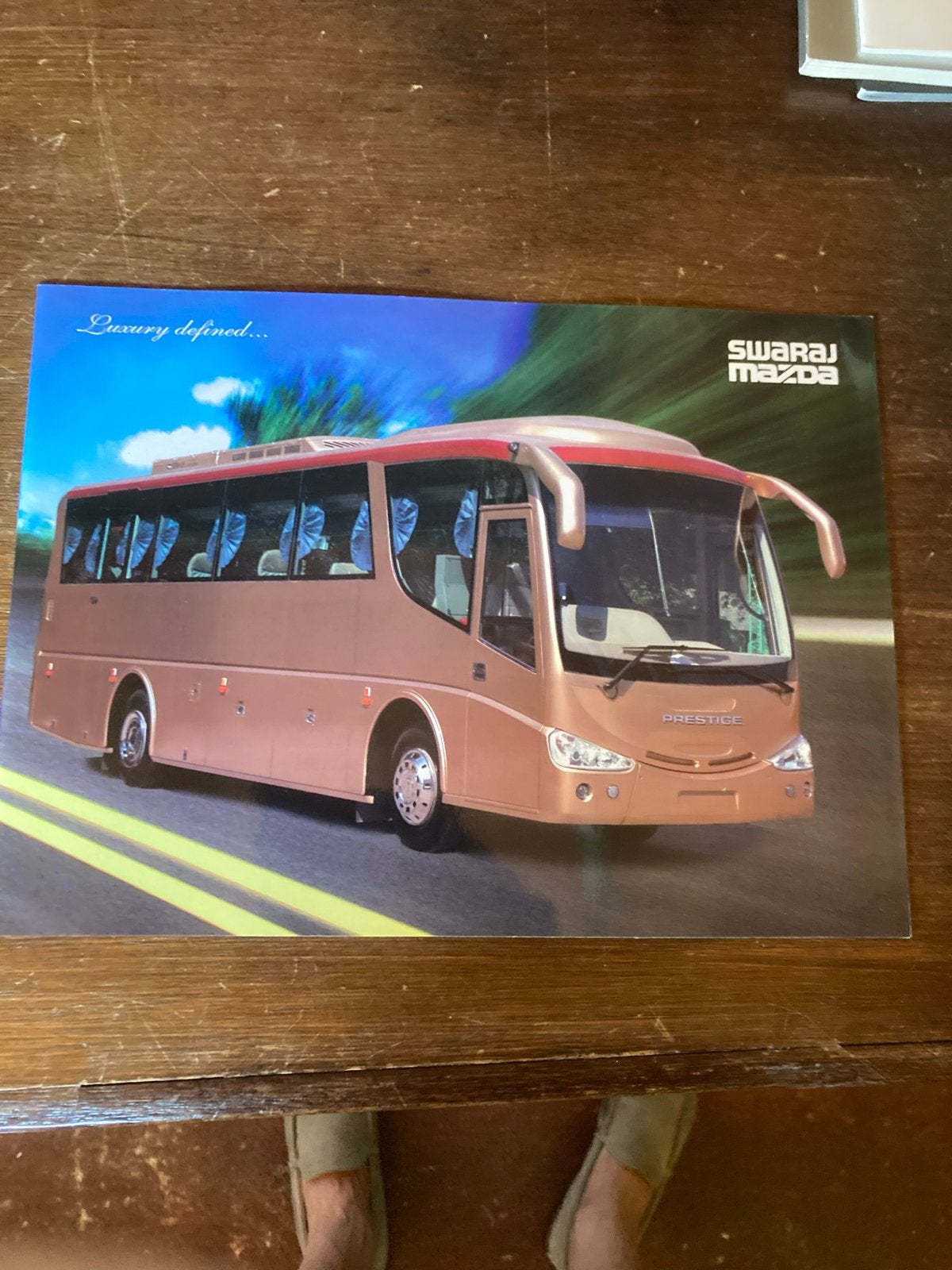Swaraj Mazda Prestige Bus Brochure, Ophalen of Verzenden, Zo goed als nieuw, Mazda
