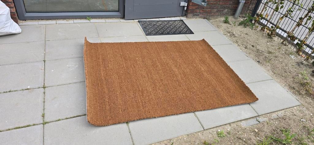 Nieuwe Kokosmat Beige -  165x125cm, Ophalen of Verzenden, Nieuw, Beige, Rechthoekig