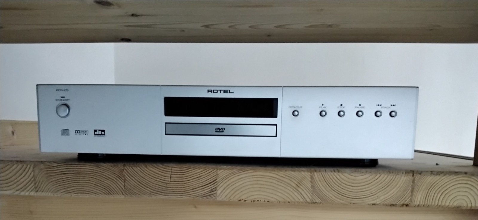 Rotel RDV-03 DVD/CD speler met originele afstandsbediening, Ophalen of Verzenden, Zo goed als nieuw, Overige merken