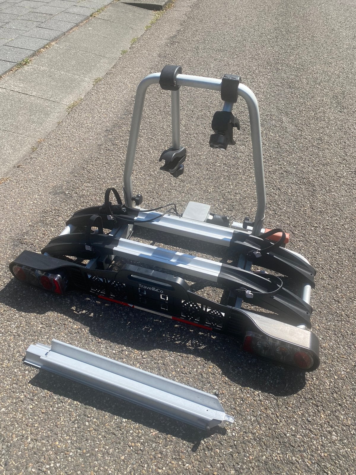 Travel & co touring 2 fietsendrager e-bikes anwb, Ophalen of Verzenden, Gebruikt, Trekhaakdrager