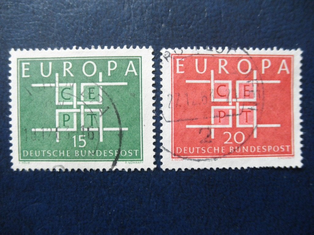 Postzegels Duitsland 1963 Europazegels., Ophalen of Verzenden, BRD, Gestempeld