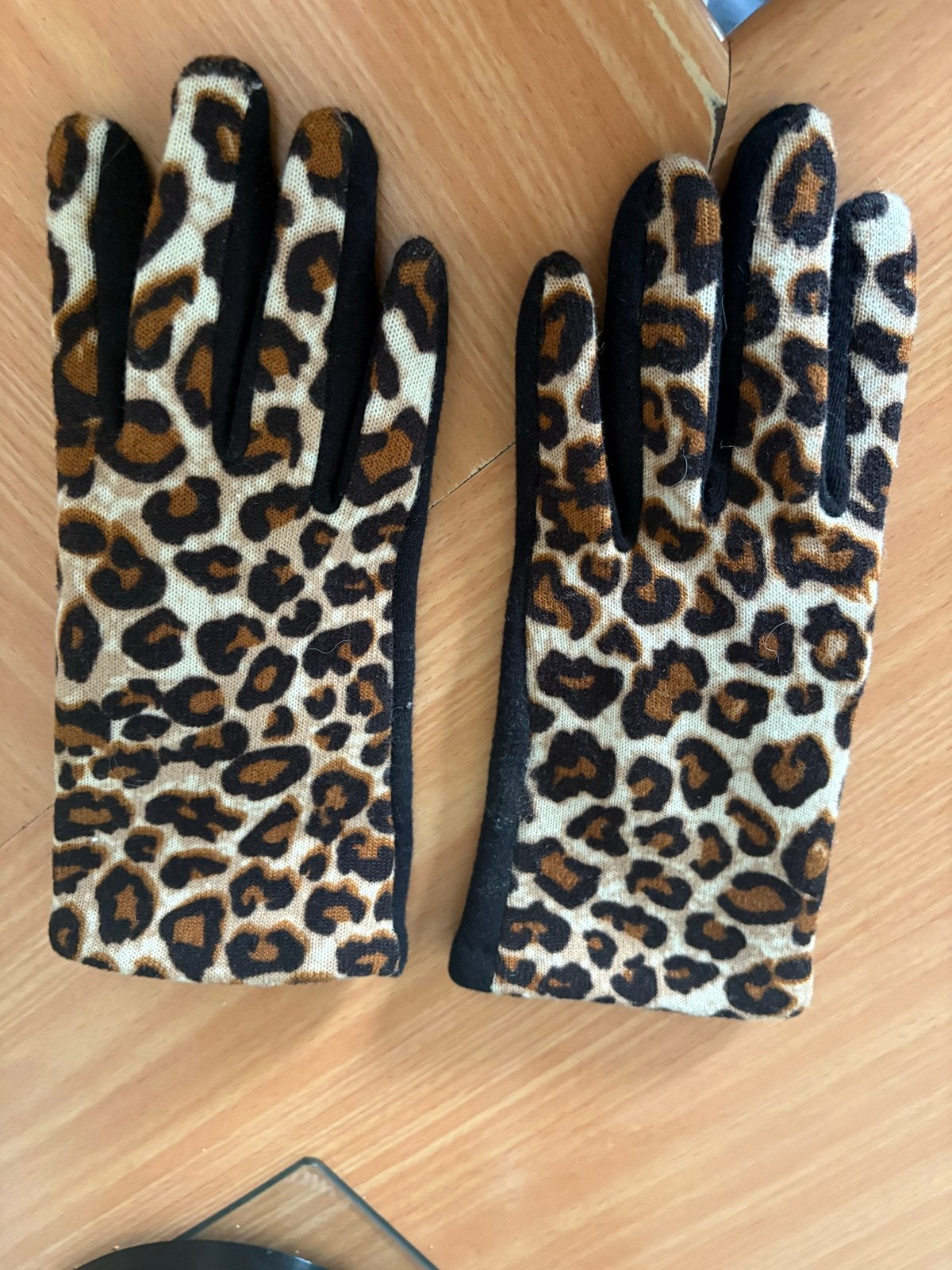 Dames Handschoenen met Luipaardprint - Kleine Maat, Ophalen of Verzenden, Zo goed als nieuw, Maat 34 (XS) of kleiner, Handschoenen