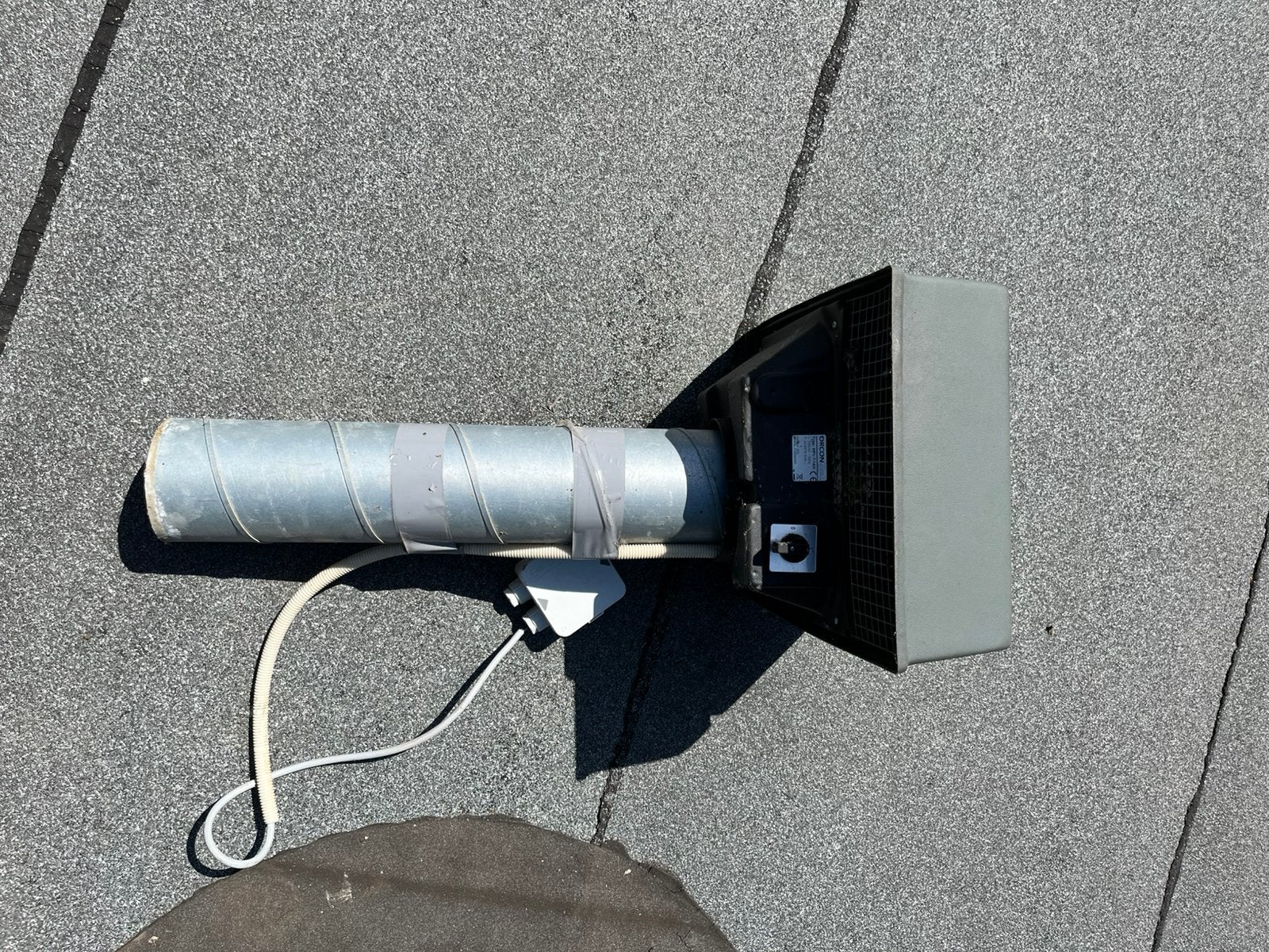 Pijpdakventilator, Ophalen, Minder dan 50 cm, Gebruikt, Minder dan 100 cm