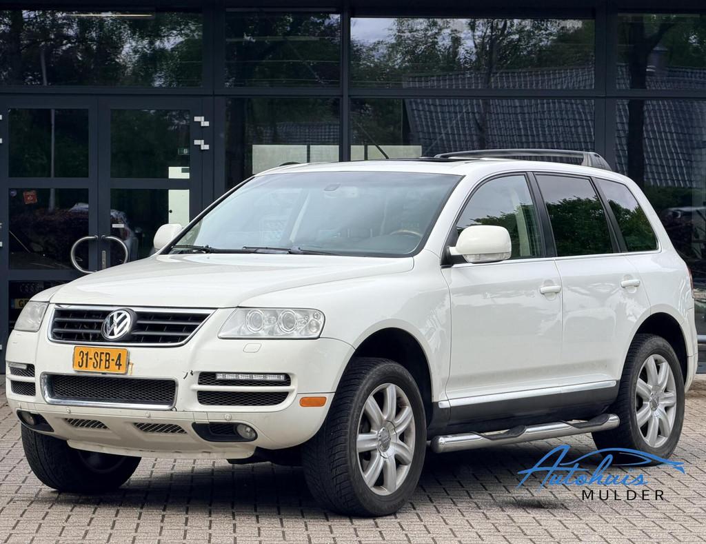 Volkswagen Touareg 4.2 V8 | Automaat | Handel - Export | Lee, Auto's, Volkswagen, Automaat, Gebruikt, Wit, Leder