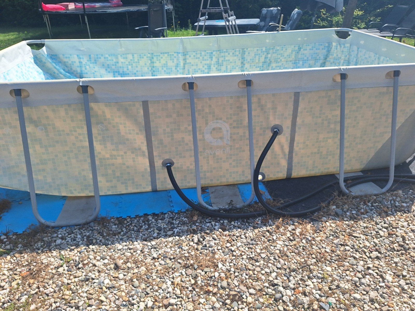 Gebruikt zwembad 4x2m - Geen gaatjes gehad, Tuin en Terras, Ophalen, Gebruikt, 200 tot 300 cm, Rechthoekig