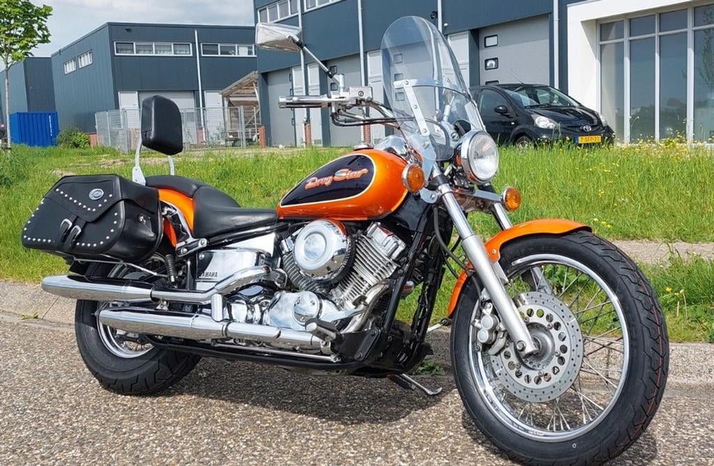 YAMAHA XVS 650 DRAGSTAR 20dkm ! nwe banden + beurt , inruil, 2 cilinders, Bedrijf, Onbekend, YAMAHA