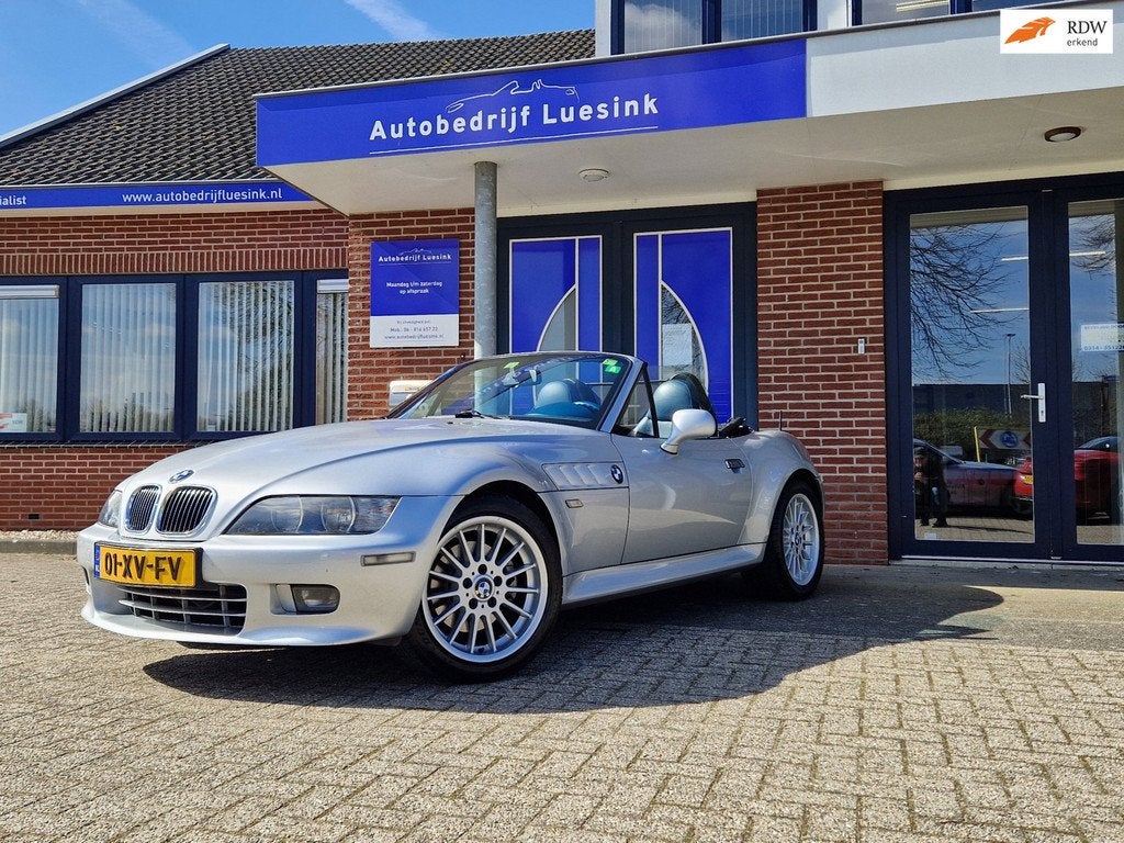 BMW Z3 Roadster PRIJS VERLAAGD ivm BEDRIJFSBEEINDIGING 3.0i, Auto's, BMW, Gebruikt, Cabriolet, 2 stoelen, Blauw