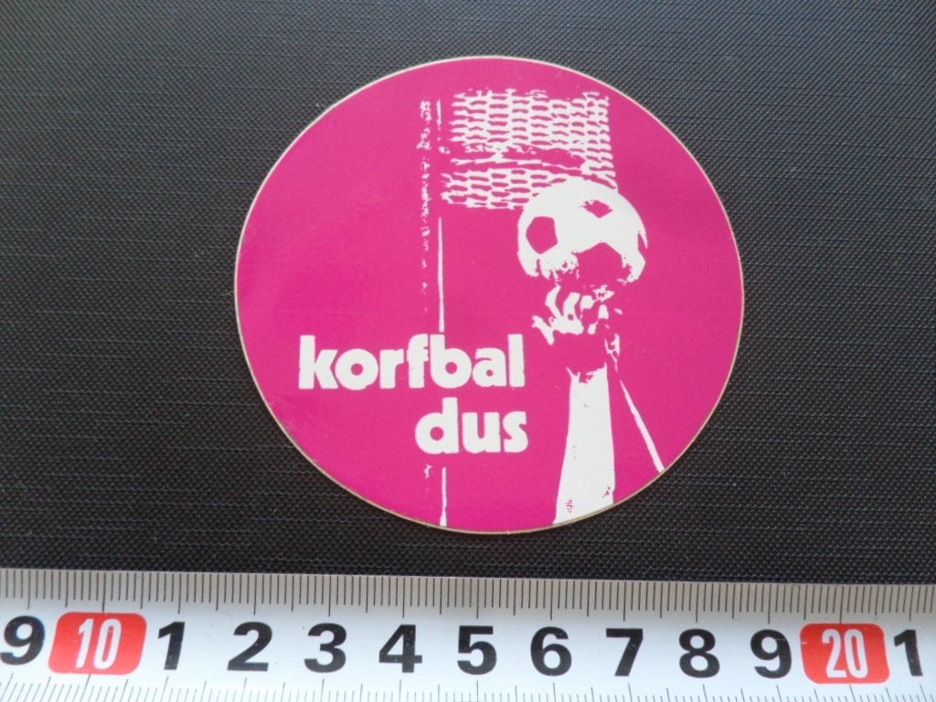 sticker Korfbal dus  KA463, Ophalen, Zo goed als nieuw