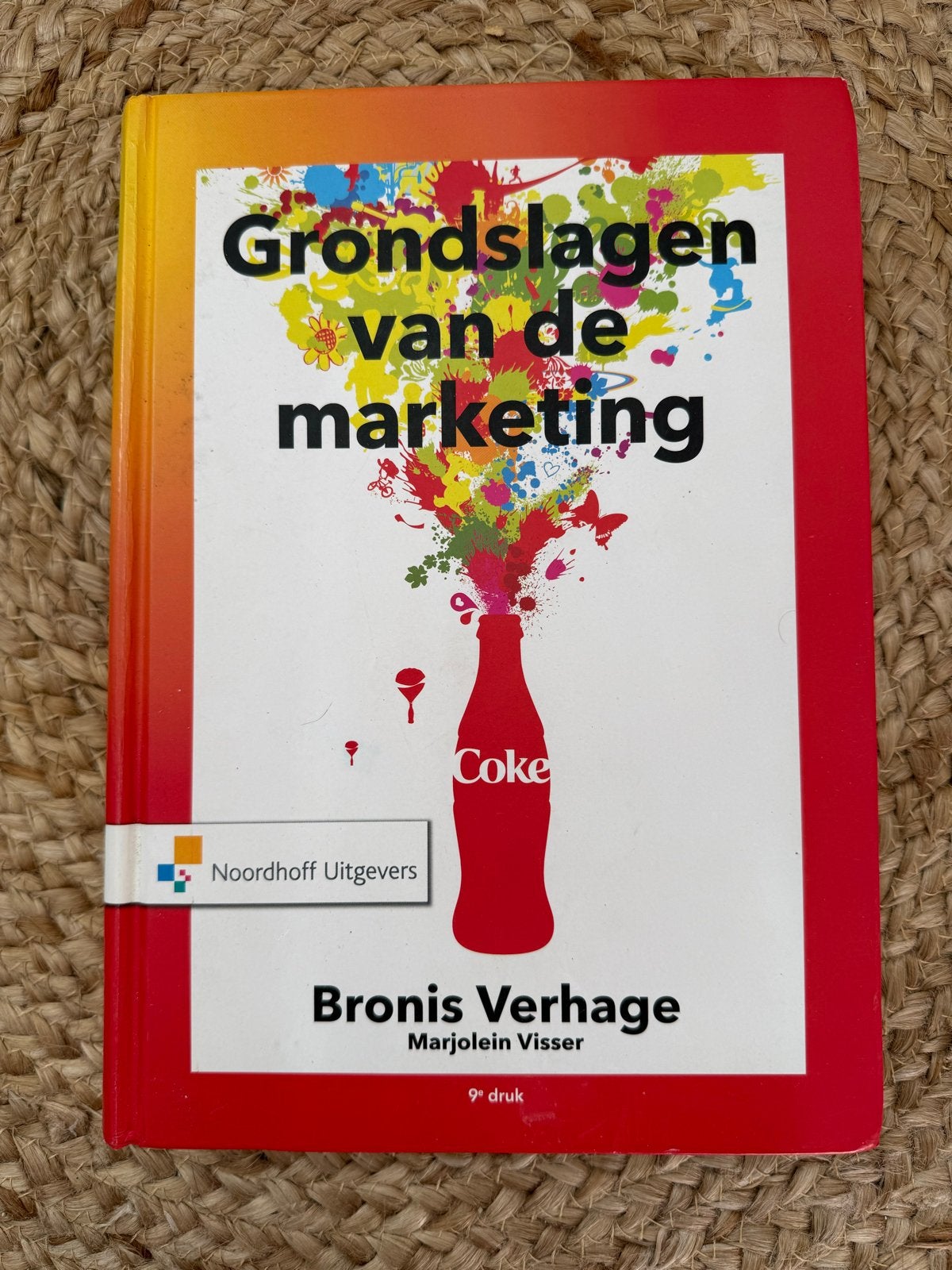 Grondslagen van de marketing - Bronis Verhage (9e druk), Ophalen of Verzenden, Gamma, Zo goed als nieuw, HBO