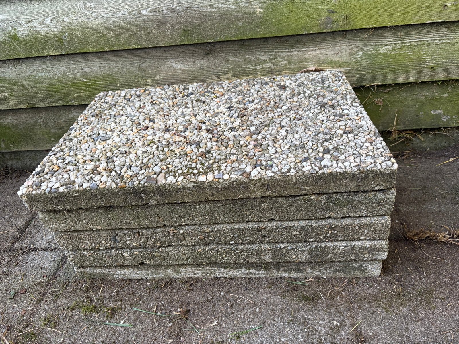 Grindtegels, 60 x 40, 5 stuks, Ophalen, Gebruikt, Minder dan 5 m², Grind