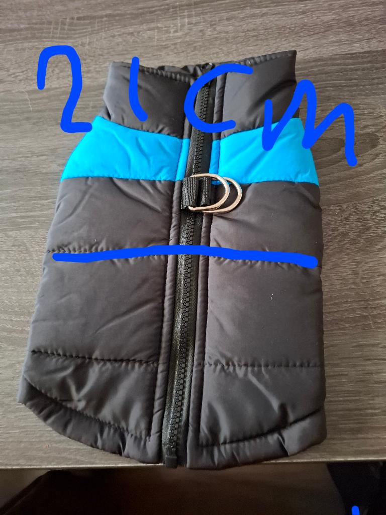 Blauwe hondenjas, Dieren en Toebehoren, Hondenkleding, Nieuw, Hondenjas, Ophalen