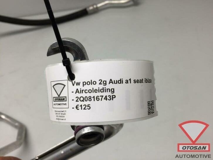 vw polo 2g 2018 audi a1 ibiza vag aircoleiding 2q0816743p, Gebruikt, Volkswagen, Volkswagen AG, Berliner Ring 2
38440  Wolfsburg, DE