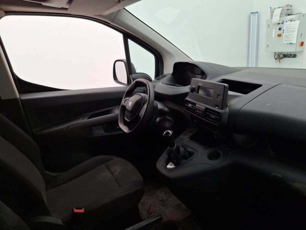 Peugeot Partner 1.5 Standaard L1 LichtblauwHDI 2021 ECC, Auto's, Peugeot, Gebruikt, 4 cilinders, Wit, 75 pk