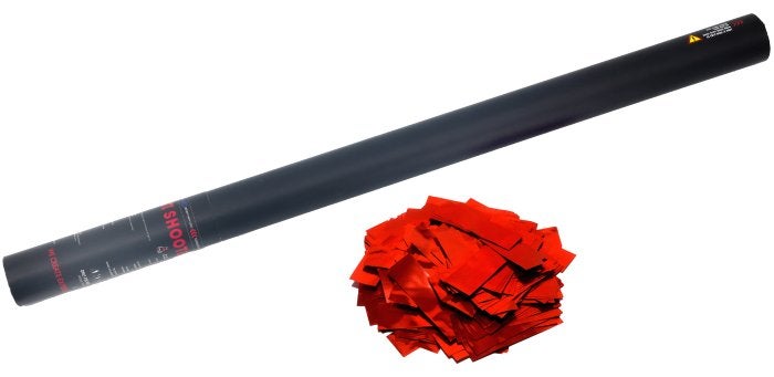 TCM FX Handheld Confetti Cannon 80cm Red Metallic, Geluidgestuurd, ., Overige typen, Nieuw