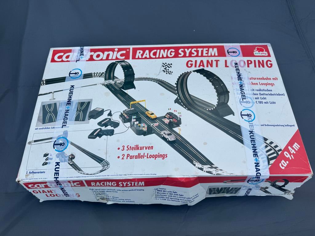 Car-tronic Racing System Giant Looping Racebaan, Overige merken, Gebruikt, Auto, Groter dan 1:32