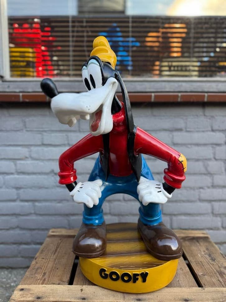 Mooi Goofy Beeldvan Disney, Ophalen, Beeldje of Figuurtje, ., Zo goed als nieuw
