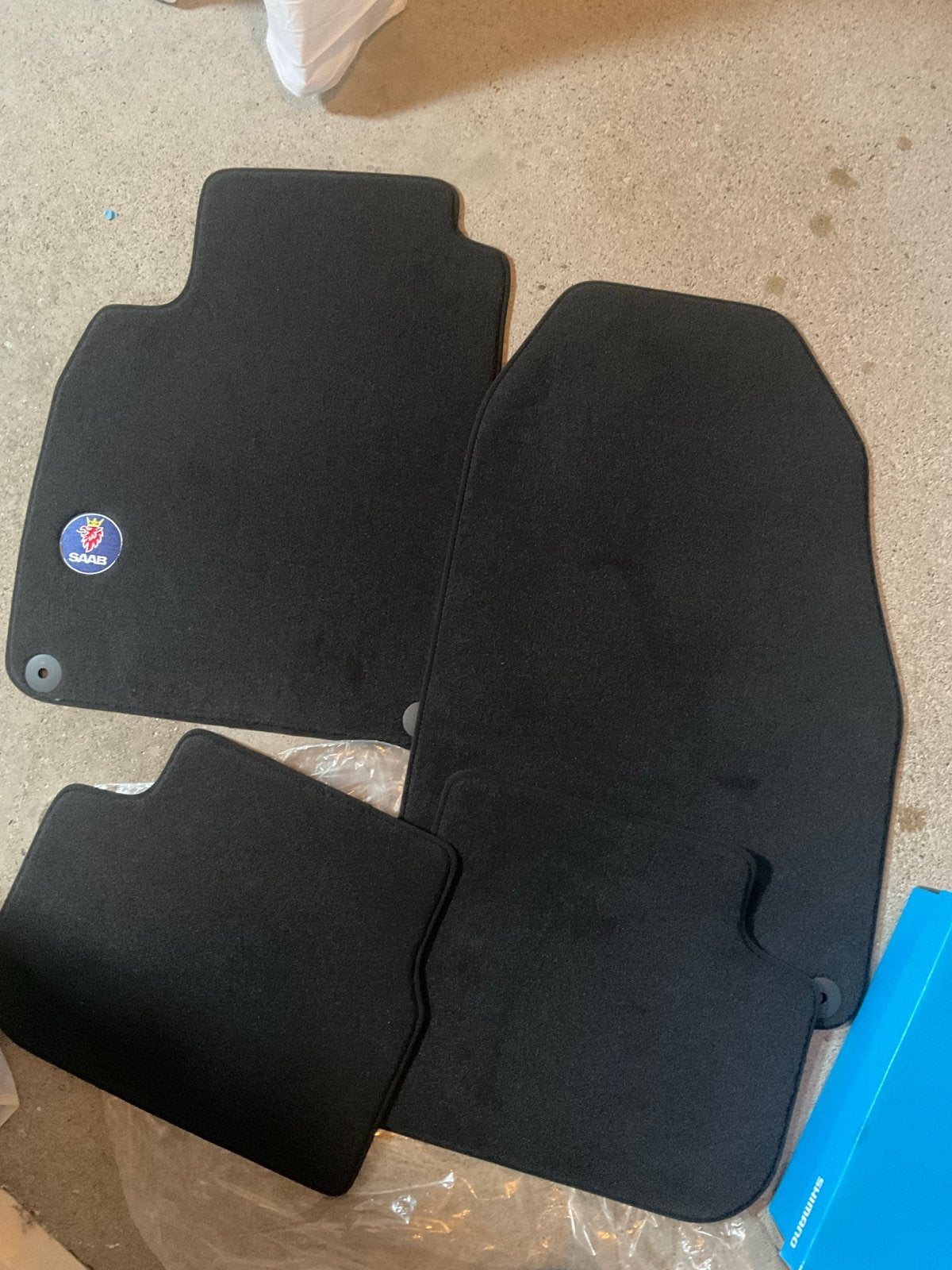 Nieuwe Saab 9-3 II  cabrio 04-08  automatten - set van 4, Ophalen, Nieuw