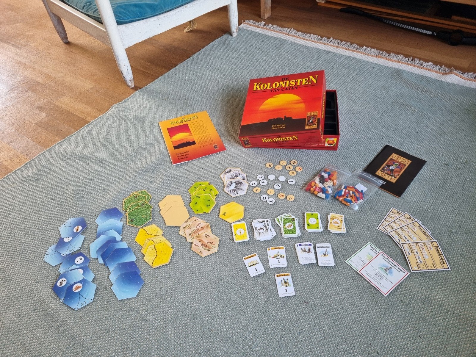 Kolonisten van Catan (2005) - Zo goed als nieuw, Drie of vier spelers, Ophalen of Verzenden, Zo goed als nieuw, 999 Games