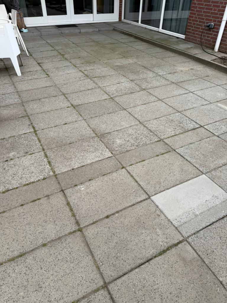 GRATIS Grote partij tegels (60x40x6), Ophalen, Gebruikt, Beton, Terrastegels