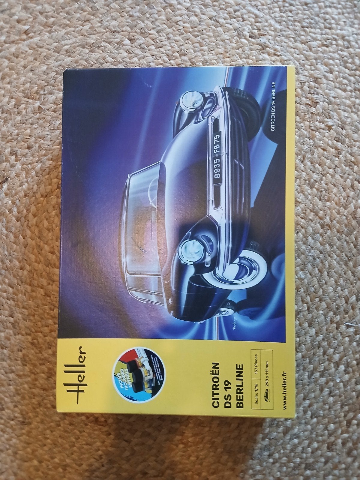 Heller Citroën DS 19 Berline modelbouwkit 1:16, Ophalen, Auto, Groter dan 1:32, Nieuw