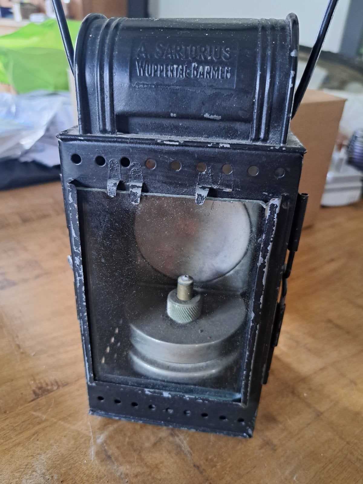 Duitse olie lamp bunker lamp met vogel, Ophalen, Duitsland