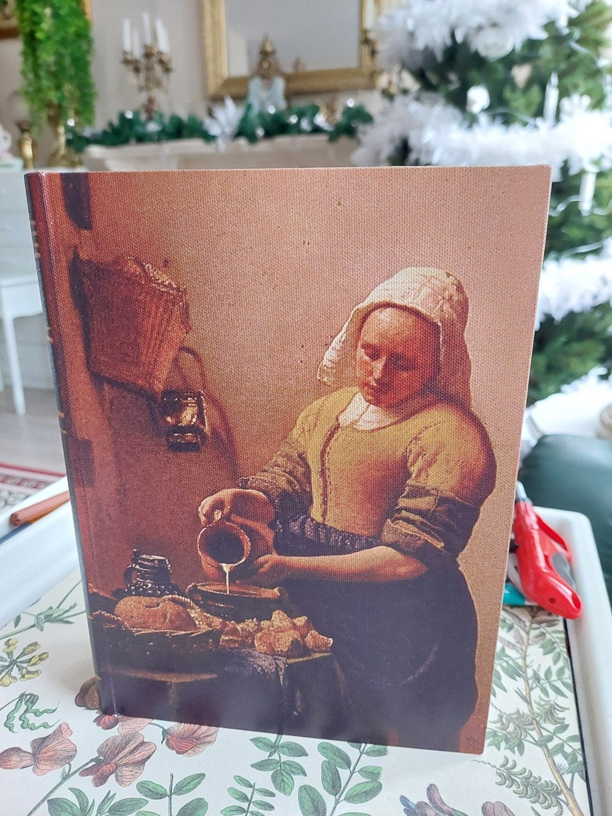 tafreeltje in houten box, Ophalen of Verzenden, Poppenhuis