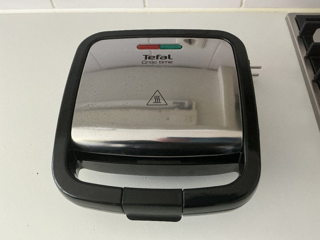 Tefal Croc Time SW05-M tosti-ijzer / grill, Ophalen of Verzenden, Zo goed als nieuw