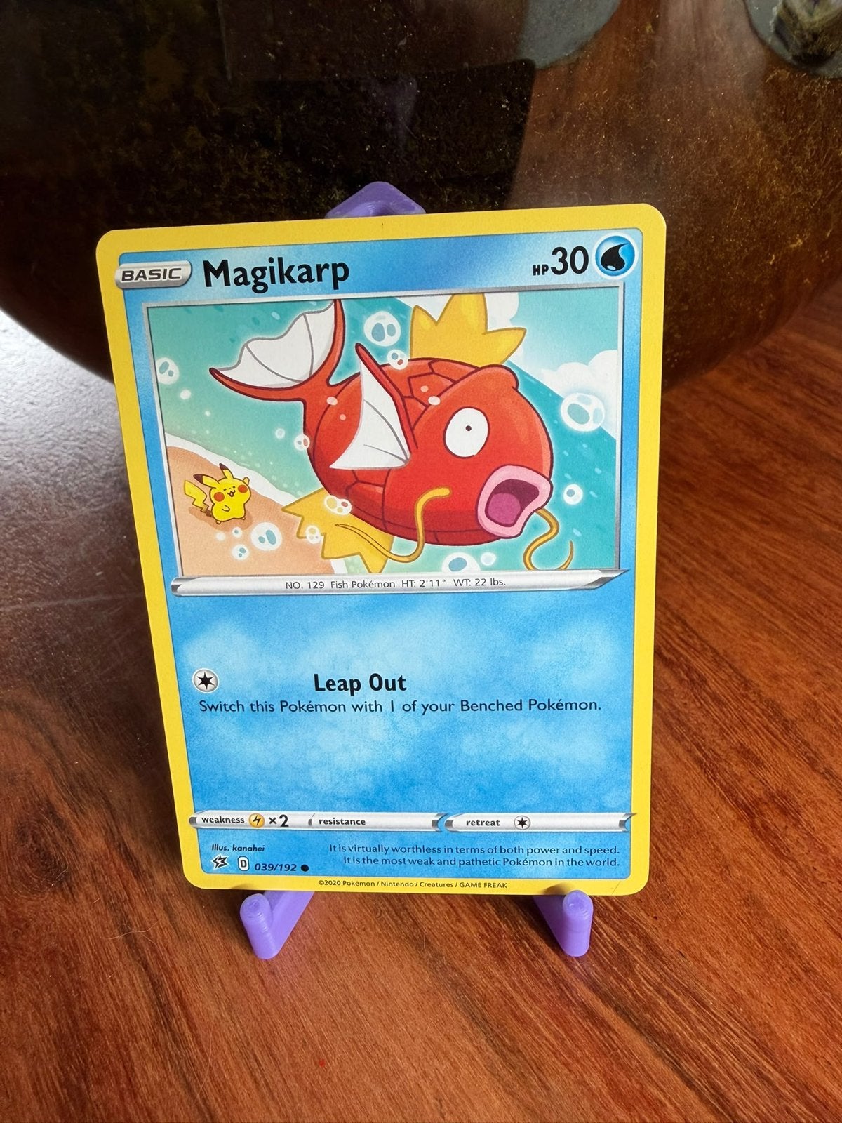 Pokémon Kaart Magikarp 039/192 - Zo goed als nieuw, Ophalen of Verzenden, Zo goed als nieuw, Losse kaart