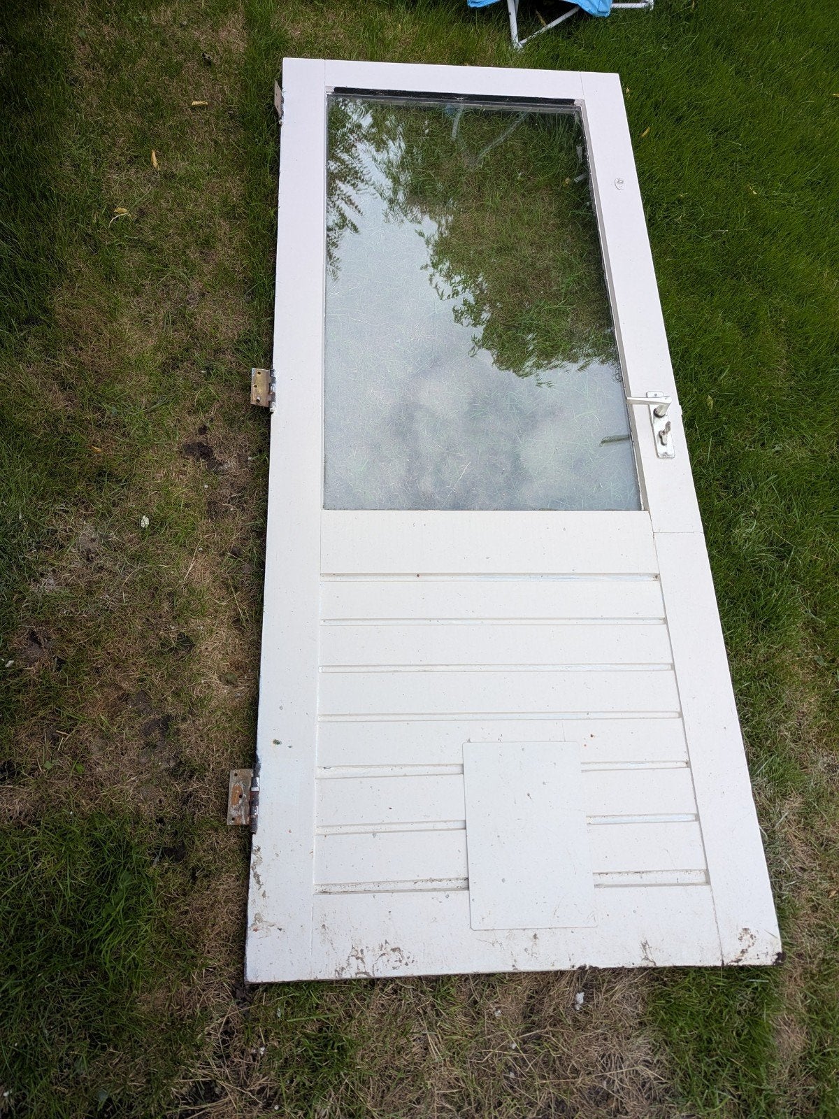 Gebruikte Buitendeur met Glaspaneel, Doe-het-zelf en Verbouw, Ophalen, Gebruikt, 80 tot 100 cm, Buitendeur