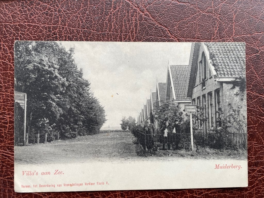 ansichtkaart van Muiderberg, Villa's aan Zee., Verzenden, Voor 1920, Noord-Holland