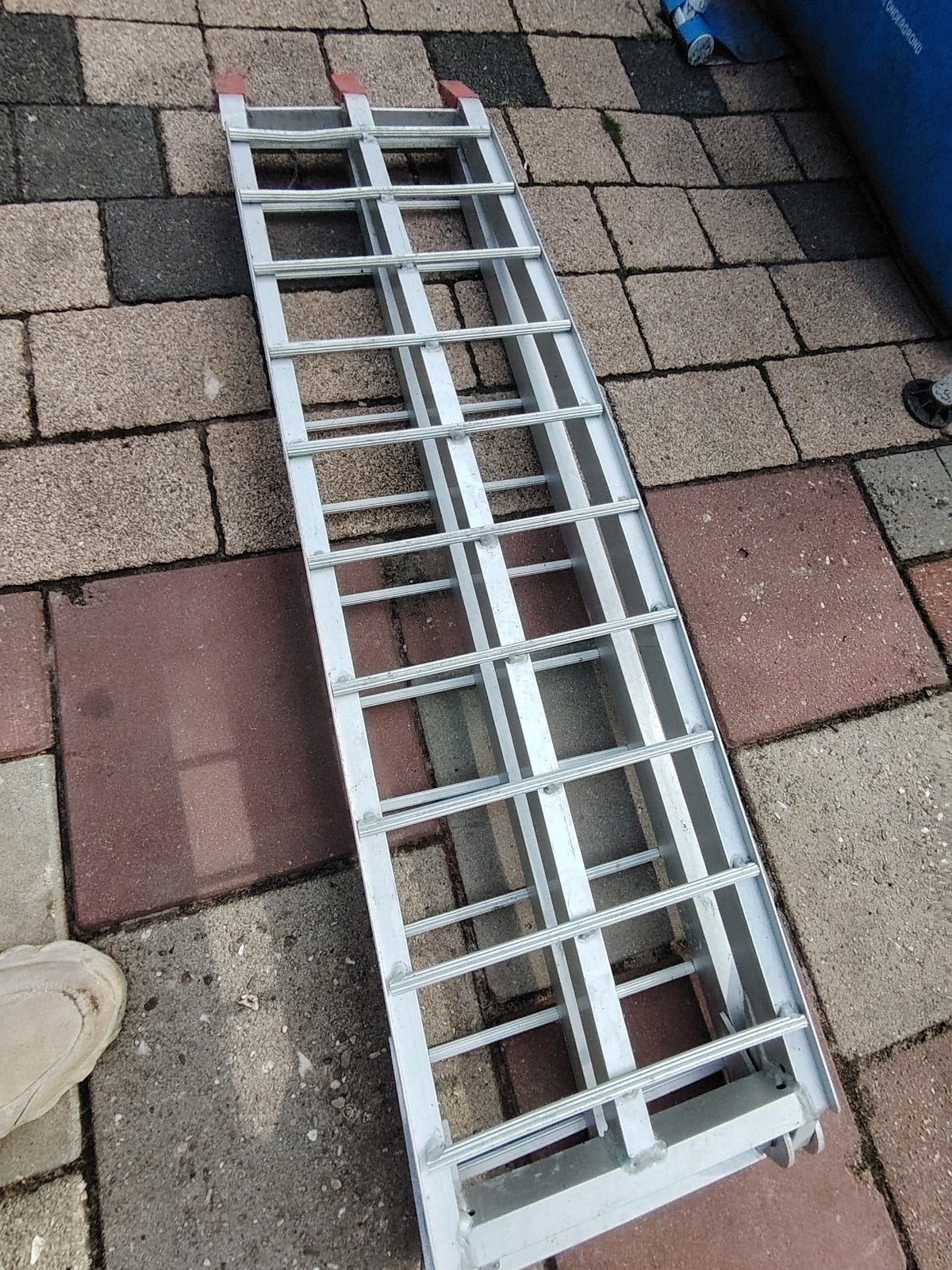 Aluminium oprijplaat voor motor transport, aanhanger of bus, Ophalen of Verzenden, 4 meter of meer