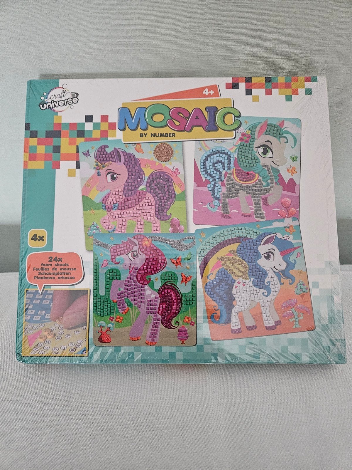 my little pony mozaïek foam op nr. plakken, Ophalen of Verzenden