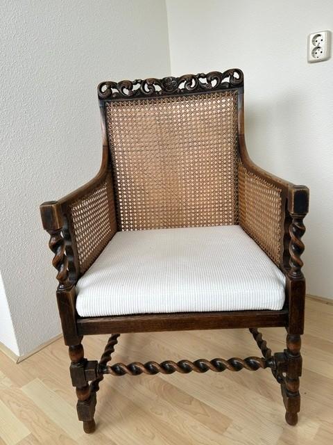 stoel (antiek/klassiek), Huis en Inrichting, Stoelen, Ophalen, Gebruikt, Bruin, Klassiek