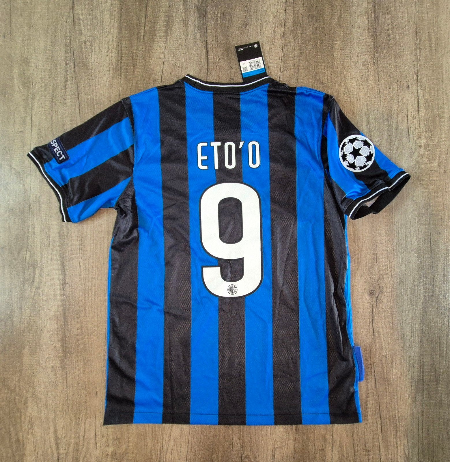 Nieuw Nike Inter Milan shirt UCL finale 2010 Eto'o 9 maat M, Maat M, Ophalen of Verzenden, Nieuw, Shirt