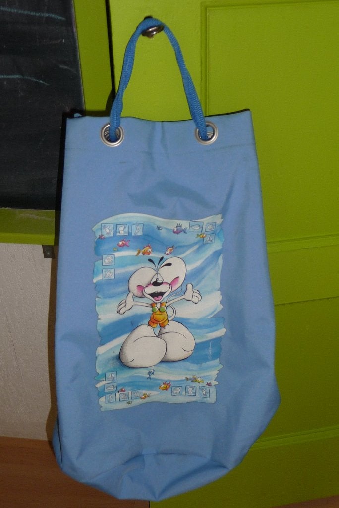Leuke Diddle blauwe rugzak/zwemtas., Verzamelen, Ophalen of Verzenden, Diddl, Zo goed als nieuw, Tas, Koffer of Zak
