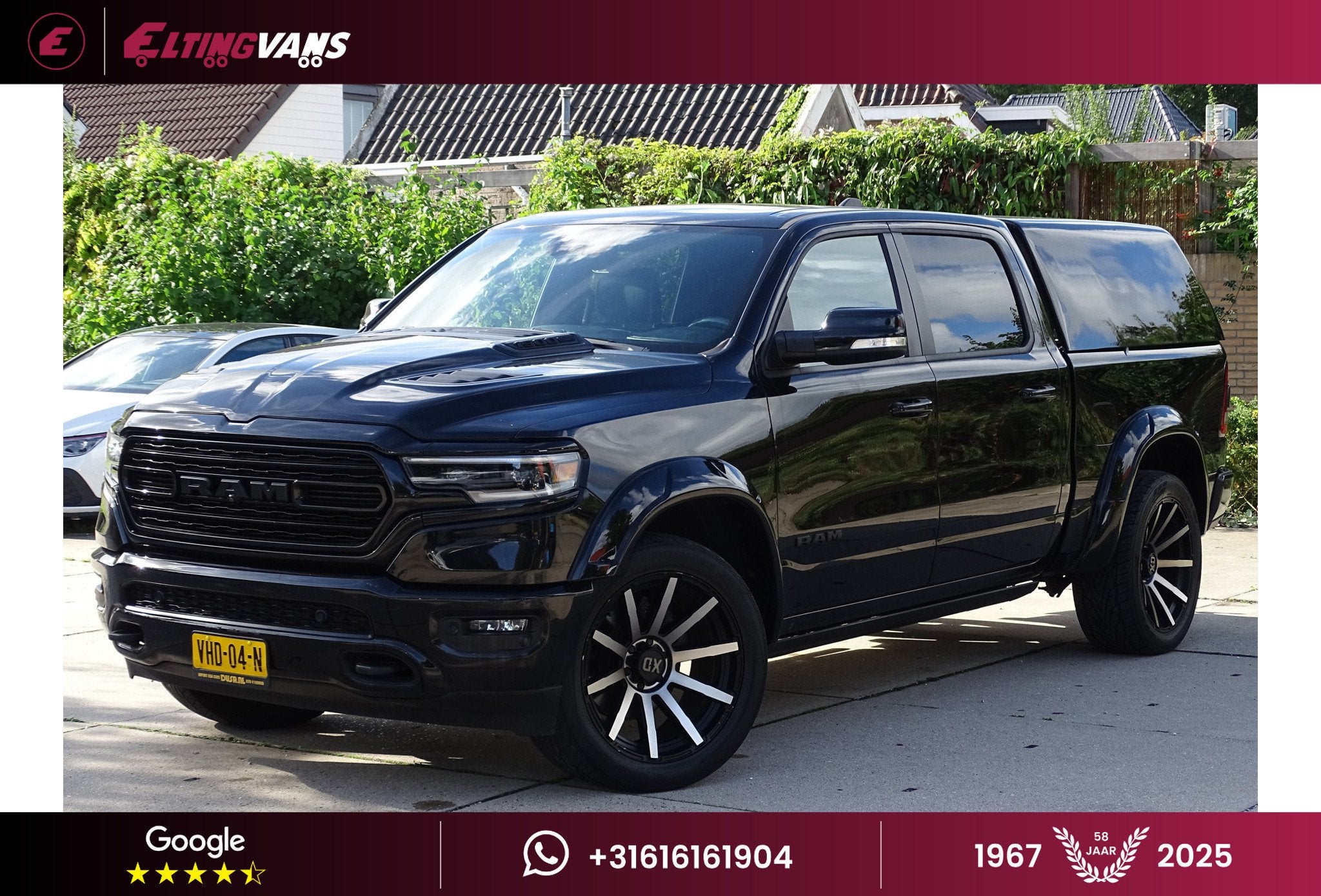 Dodge Ram 1500 5.7 V8 4x4 Crew Cab Limited (bj 2020), Auto's, Dealer onderhouden, Gebruikt, 5654 cc, 402 pk