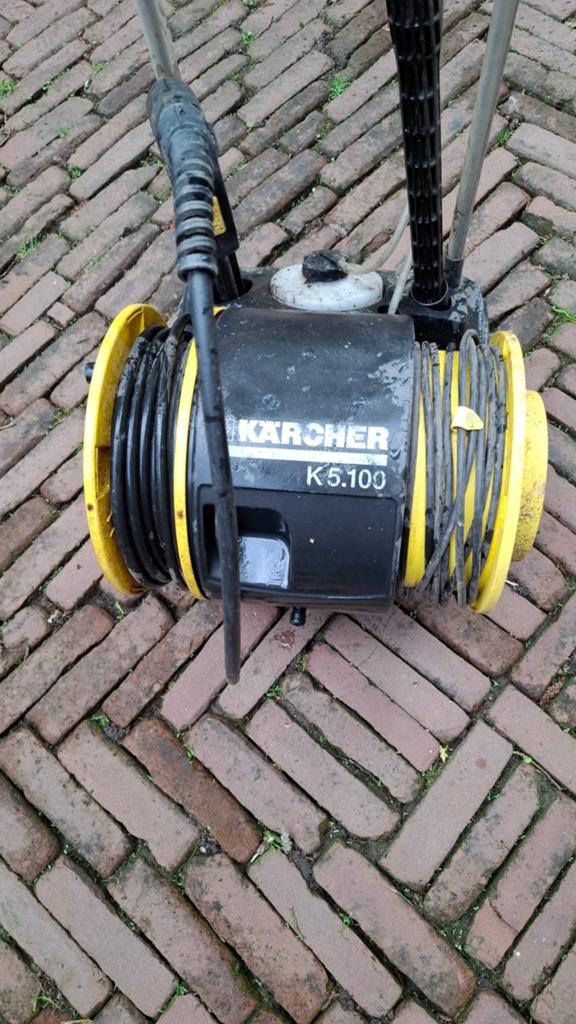 Kärcher K5.100 hogedrukreiniger, Tuin en Terras, Hogedrukreinigers, Ophalen, Gebruikt, Elektrisch