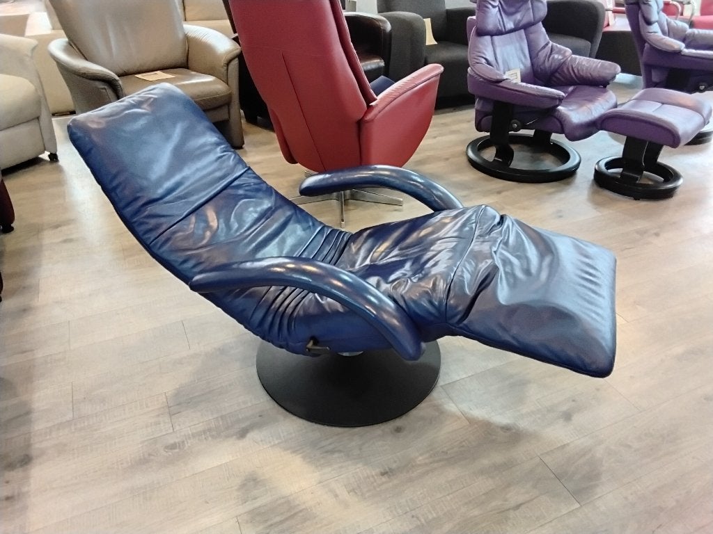 Jori relaxfauteuil, blauw. Prima staat! Second Life Wolvega
