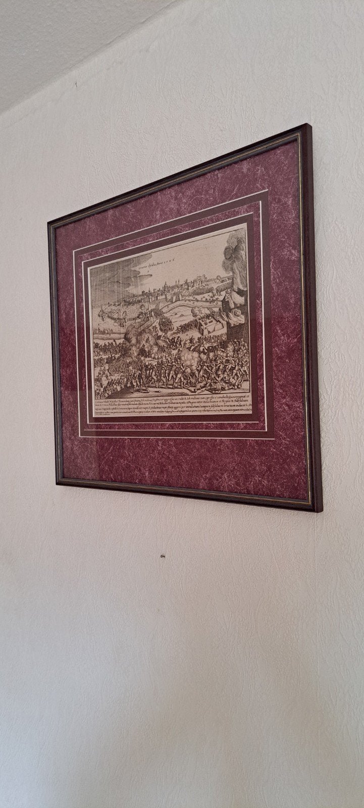 Gravia obsidio Anno 1586 - Kopergravure, Met tekst, Militair, Gravure, 1600 - 1699