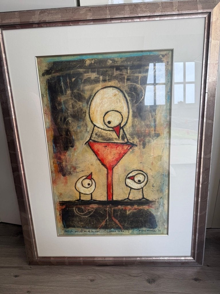 Schilderij Hans innemee, Ophalen