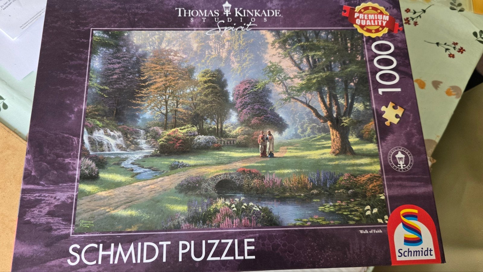 thomas Kinkade  Schmidt puzzel, Ophalen of Verzenden, 500 t/m 1500 stukjes, Zo goed als nieuw