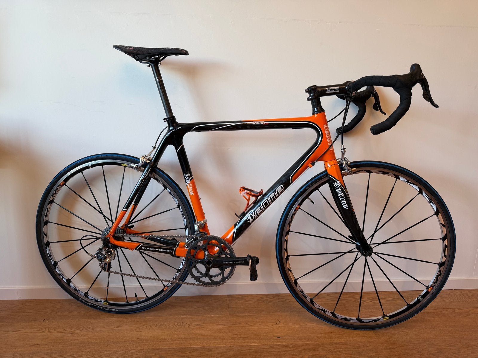 Nette Beone Team Edition Full Carbon 58cm Racefiets, 28 inch, Gebruikt, Carbon, 57 tot 61 cm