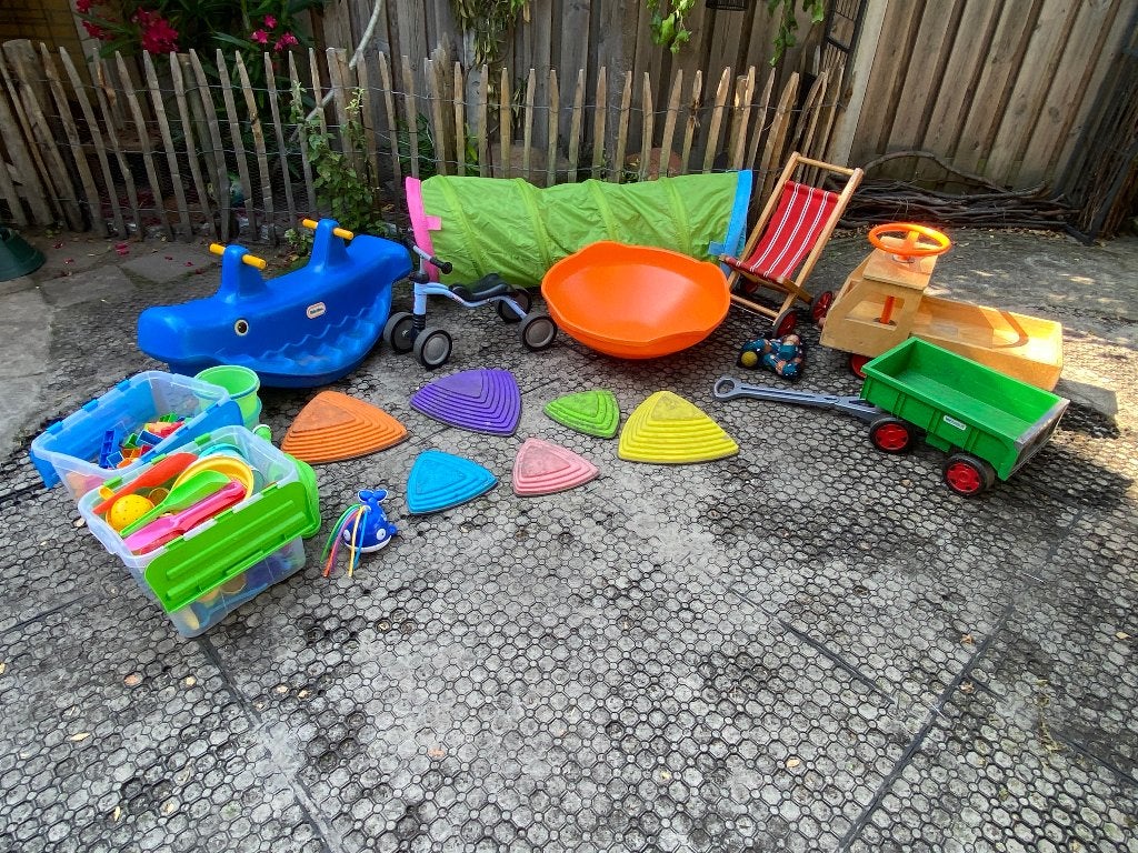Groot buitenspeelgoed pakket!, Kinderen en Baby's, Speelgoed | Buiten | Los speelgoed, Gebruikt, Ophalen