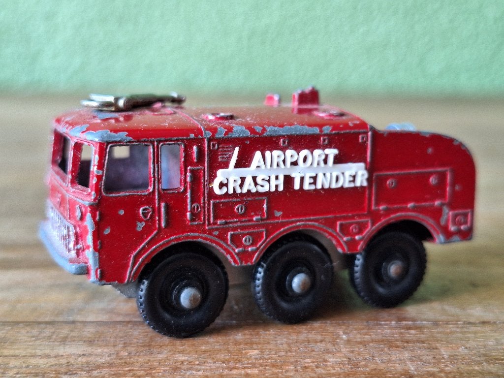 Matchbox Alvis Foamite Crash Tender nr 63B uit 1964, Ophalen of Verzenden, Gebruikt, Auto