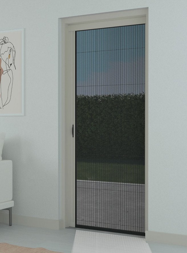 Livn Hordeur plissé 96 x 209 - Nieuw in doos, Ophalen, Kunststof, 80 tot 100 cm, Hordeur