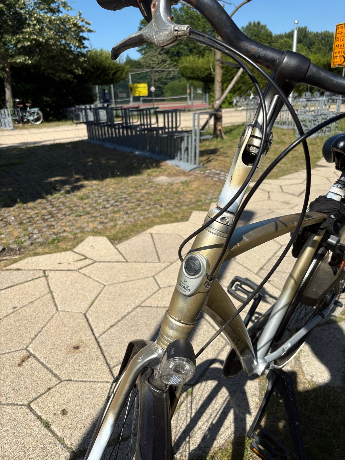 Gazelle damesfiets, gebruikt, met versnellingen, Velgrem, Versnellingen, Ophalen of Verzenden, Gazelle