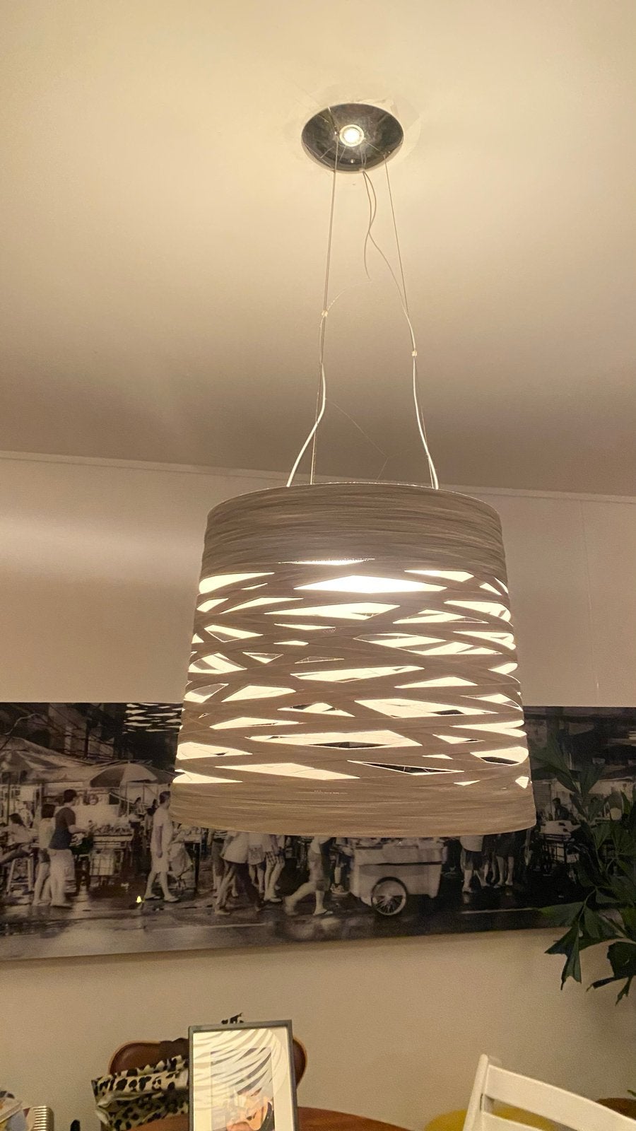 Foscarini Tress Grande, Ophalen of Verzenden, Zo goed als nieuw, Overige materialen