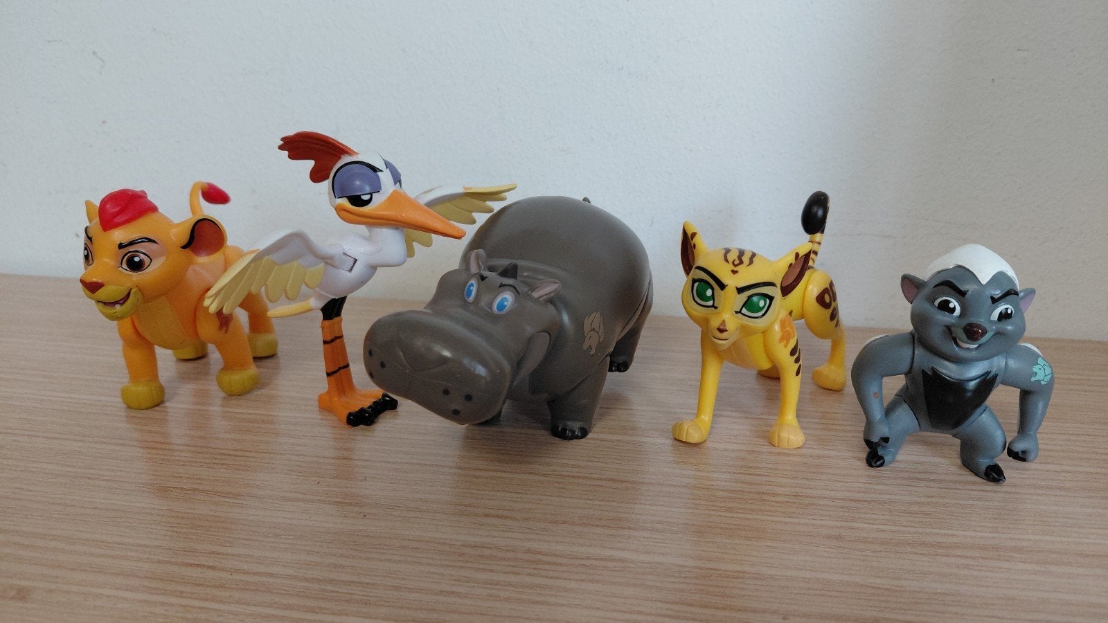 Leeuwenwacht Disney poppetjes Lion guard, Ophalen of Verzenden, Zo goed als nieuw