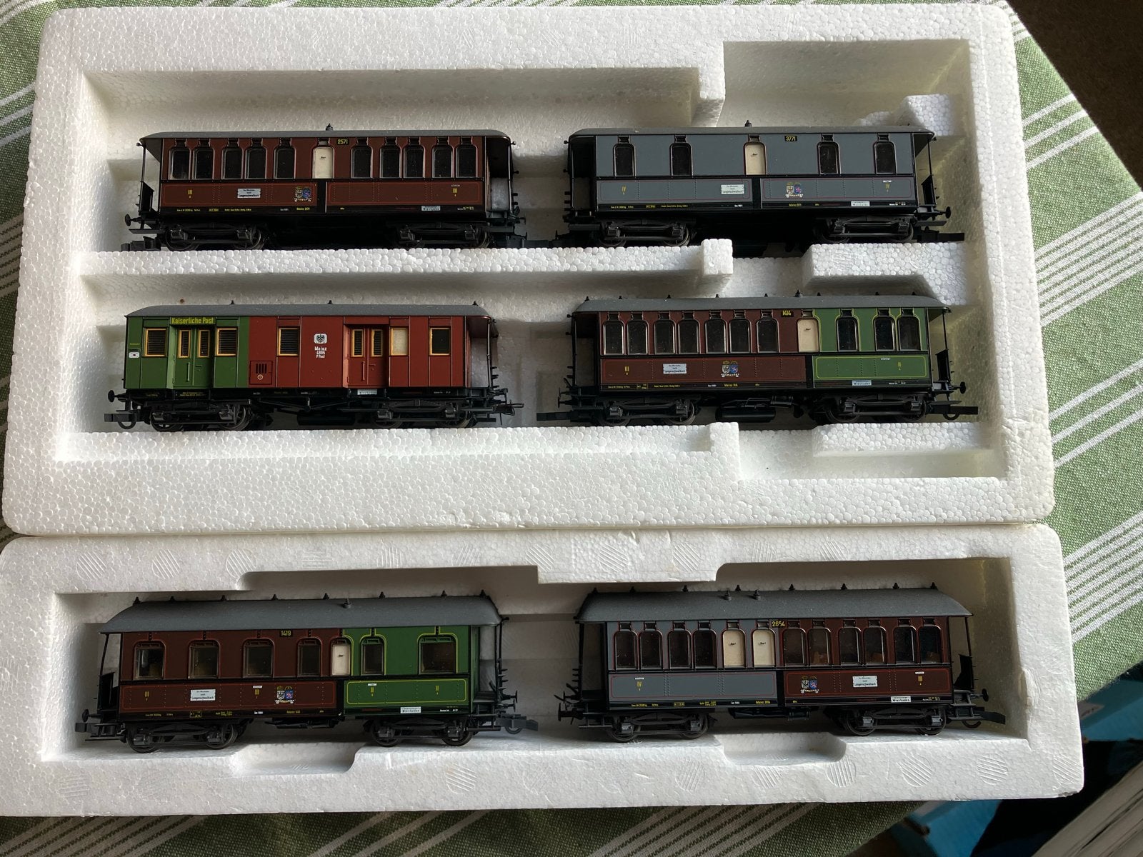 Liliput set 811 en 812 HO compleet, Gelijkstroom, Wagon, Ophalen of Verzenden, Zo goed als nieuw